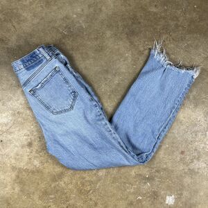 Abercrombie & Fitch Ultra High Rise KickFlare Women’s Jeans 26/2R Distressed Hem